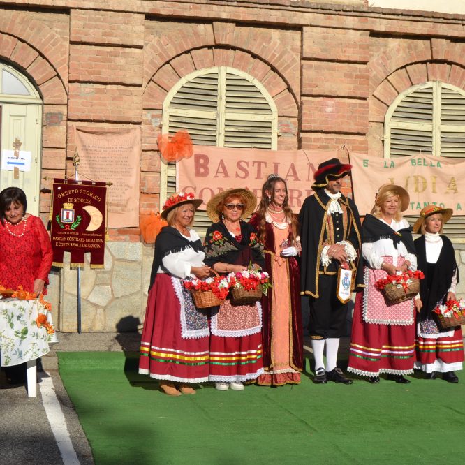 Cerimonia di investitura di Bastian Contrario e la Bela Lidia di Sciolze