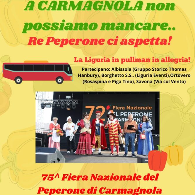 1/09/2024 – 75^ Fiera Nazionale del Peperone di Carmagnola