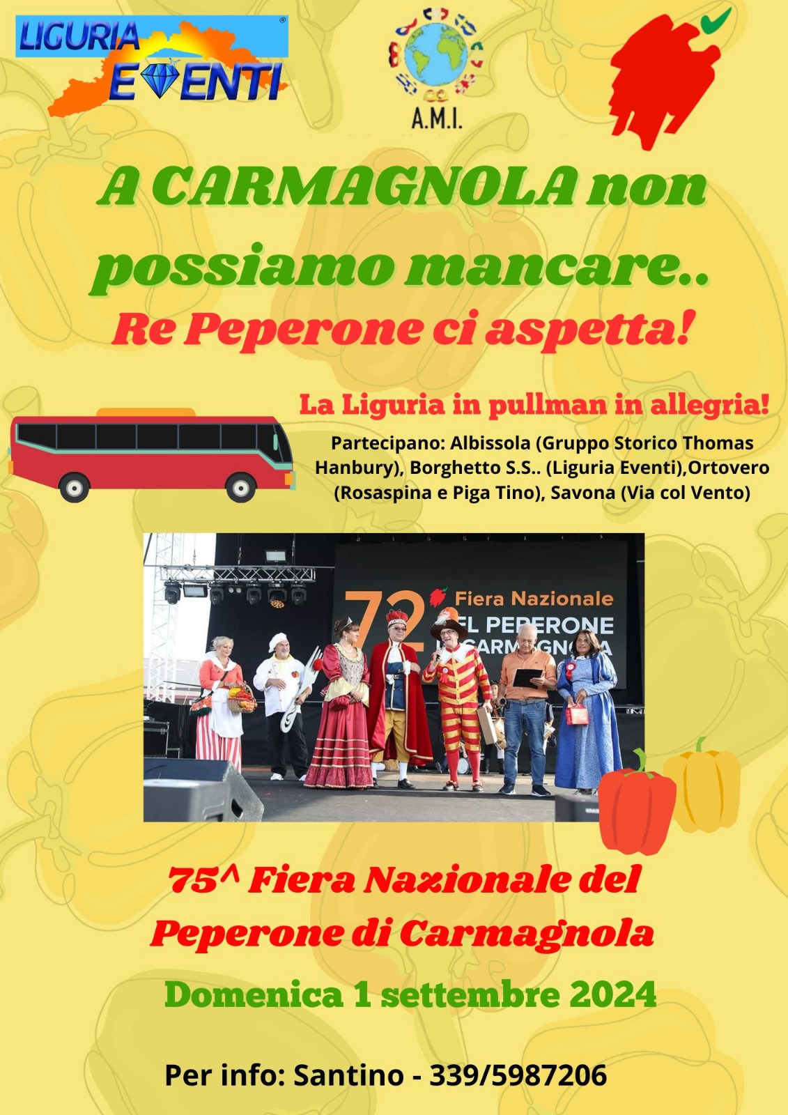 1/09/2024 &#8211; 75^ Fiera Nazionale del Peperone di Carmagnola